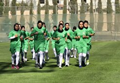برگزاری نخستین تمرین تیم ملی فوتبال بانوان در امان