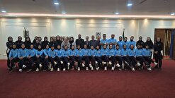 کاروان تیم ملی فوتبال بانوان میهمان سفارت جمهوری اسلامی ایران در امان