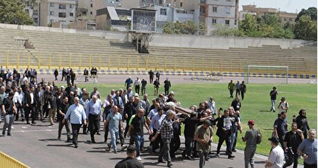 بخش دوم گزارش تصویری از مراسم تشییع پیکر داریوش مصطفوی بخش دوم گزارش تصویری از مراسم تشییع پیکر داریوش مصطفوی