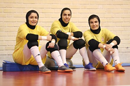 گزارش تصویری تمرین عصر دختران فوتسالیست