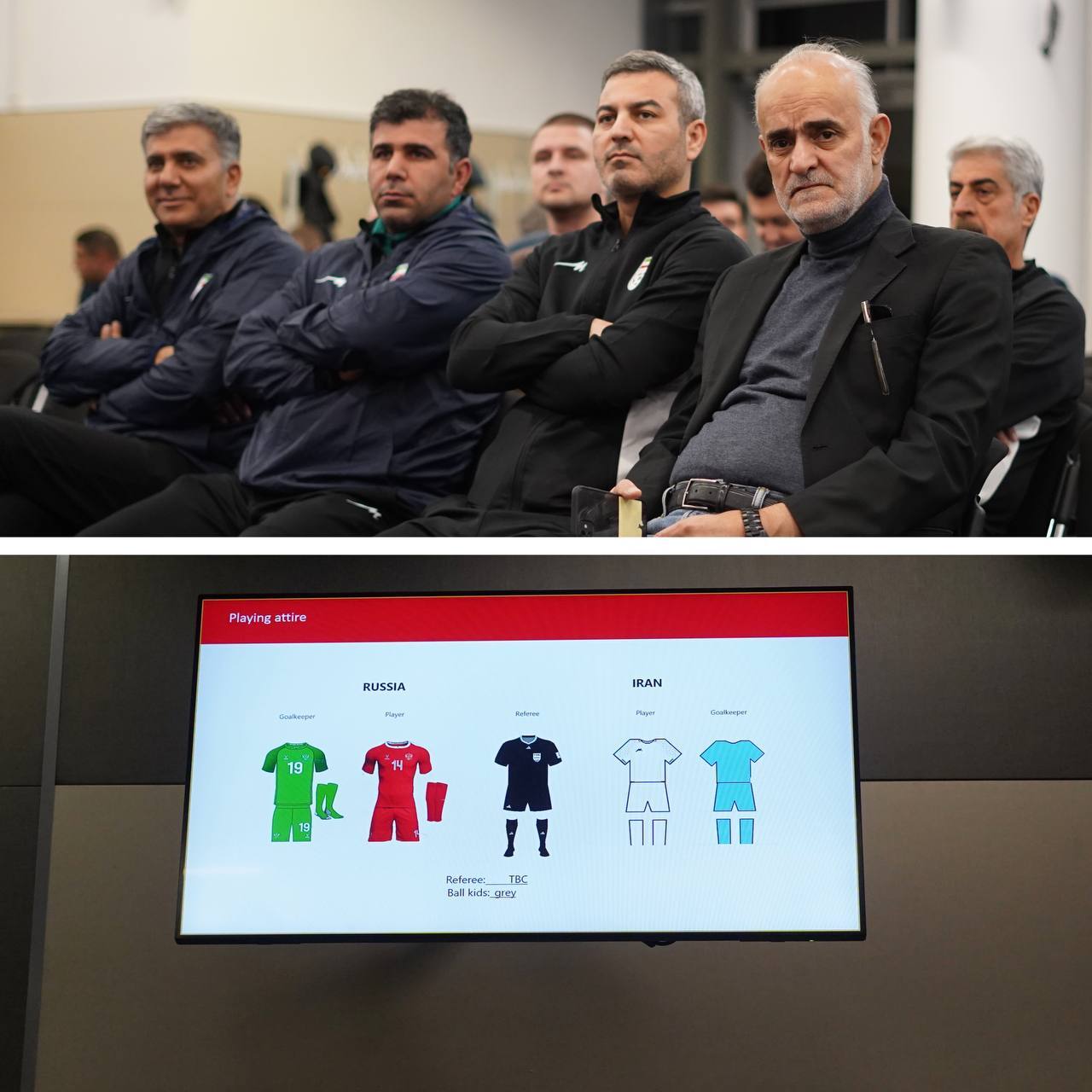 ایران با پیراهن سفید برابر روسیه‌ قرمز‌پوش