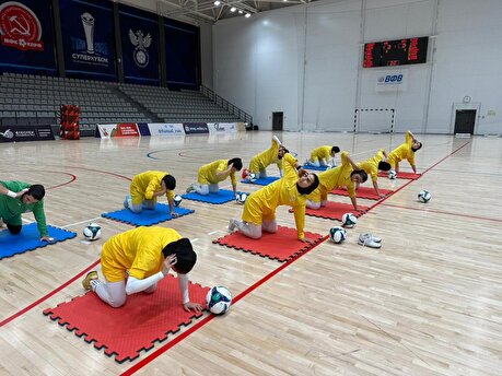 گزارش تصویری تمرین ملی پوشان فوتسال بانوان در روسیه