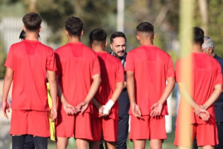 گزارش تصویری از تمرین تیم ملی نوجوانان