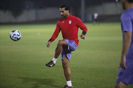 سامان قدوس غایب تمرین امشب تیم ملی