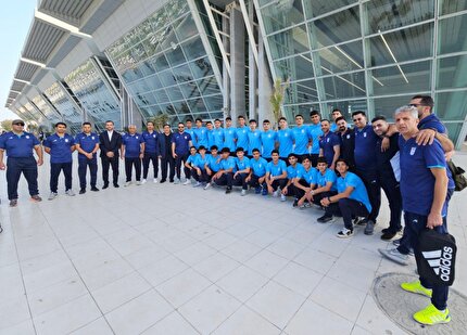 تیم ملی فوتبال نوجوانان وارد کیش شد