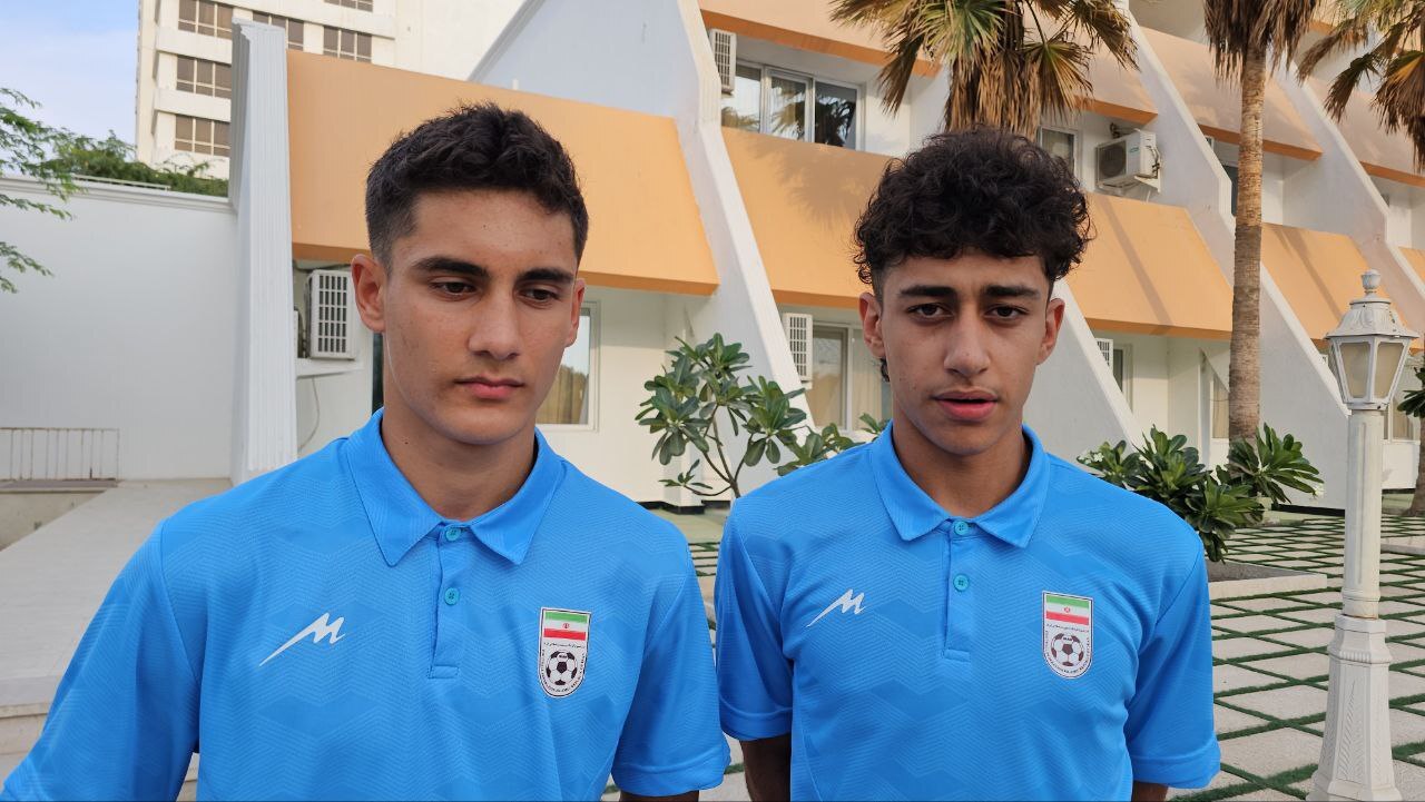 گفتوگو با ۲ بازیکن تیم ملی نوجوانان در اردوی کیش