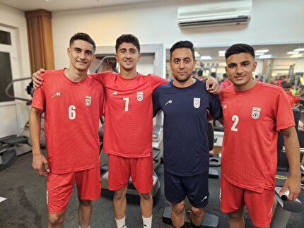 آخرین تمرین تیم ملی نوجوانان پیش از بازی با چین تایپه