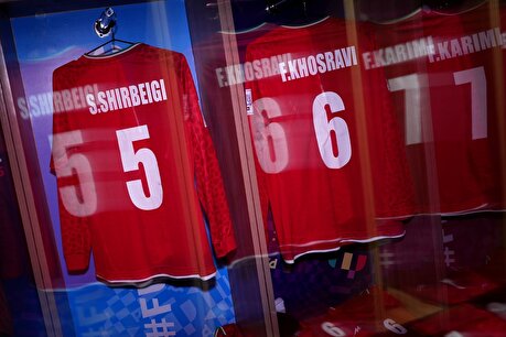 گزارش تصویری از رختکن تیم ملی فوتسال پیش از دیدار مقابل ایتالیا