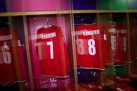 گزارش تصویری از رختکن تیم ملی فوتسال پیش از دیدار مقابل ایتالیا