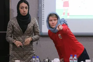 گزارش تصویری مربیگری فوتبال پایه بانوان
