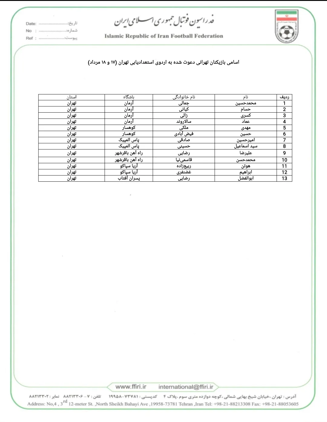 فهرست فهرست