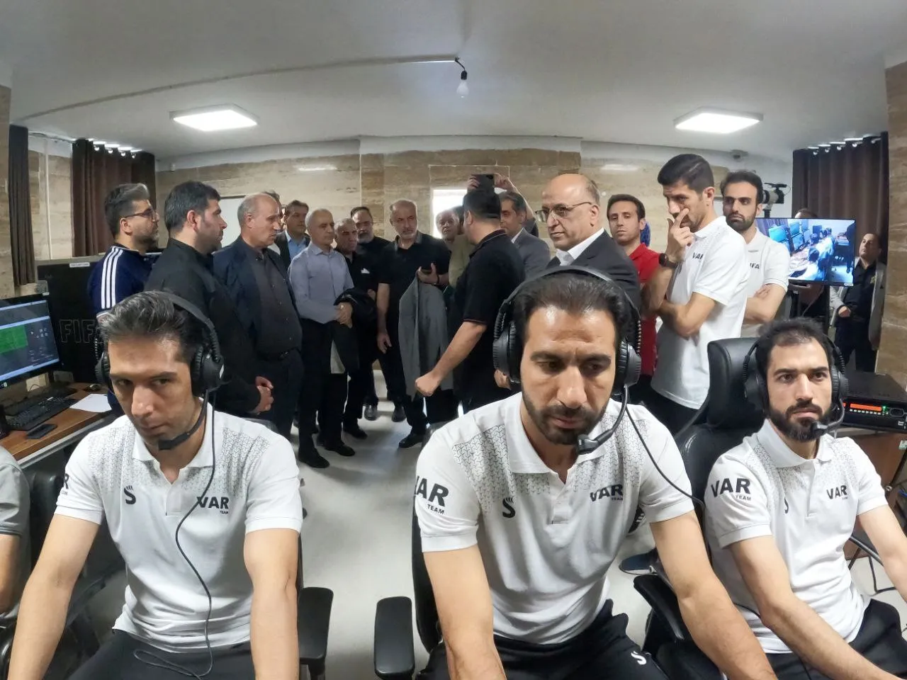 بازدید مدیران عامل چهارباشگاه از مرکز آموزش VAR