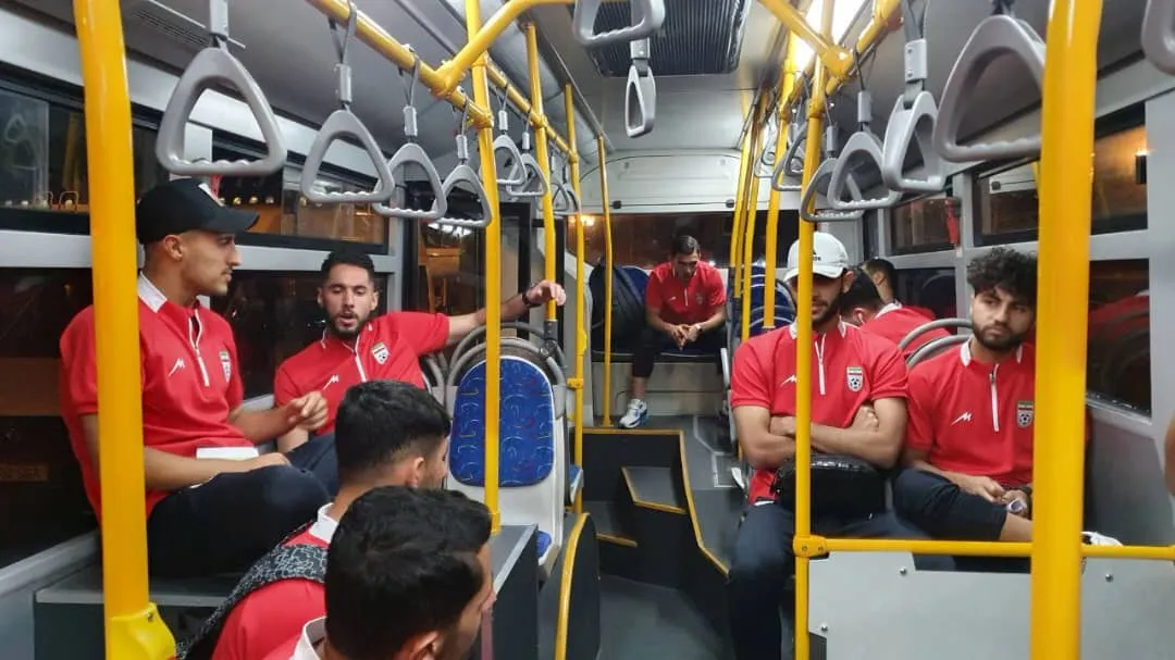کاروان تیم امید وارد تاشکند شد