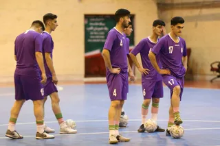 تمرین فوتسال