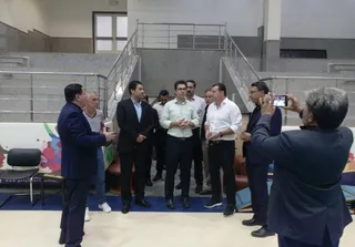 گزارش تصویری از حضور کادر فنی تیم ملی فوتبال از مجتمع گل گهر سیرجان