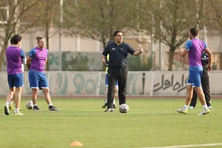 گزارش تصویری مربیگری B فوتبال 