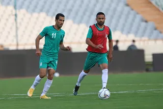تمرین تیم ملی در ورزشگاه ازادی