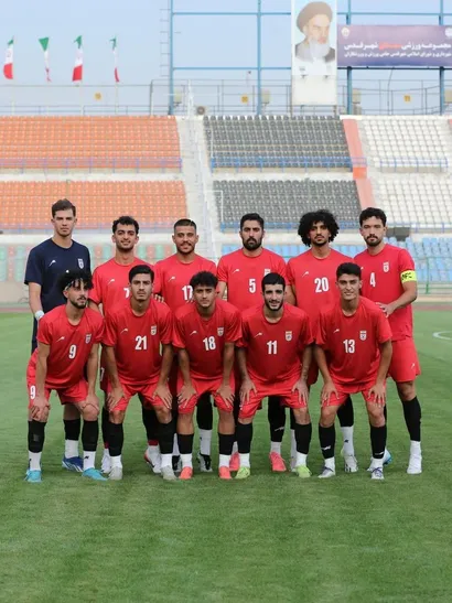 گزارش تصویری بازی تدارکاتی تیم ملی امید و شمس آذر