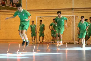 تمرین فوتسال