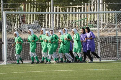 تمرین متفاوت امروز تیم ملی بانوان