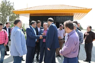 بازدید بازرس کل امور ورزش سازمان بازرسی و رییس فدراسیون فوتبال از مجموعه ورزشی آزادی