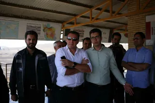 گزارش تصویری از حضور کادر فنی تیم ملی فوتبال از مجتمع گل گهر سیرجان