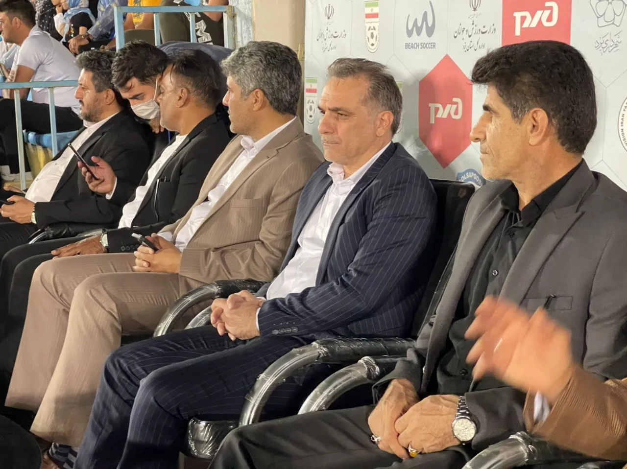 حضور سرپرست فدراسیون فوتبال در دیدار ایران و آذربایجان