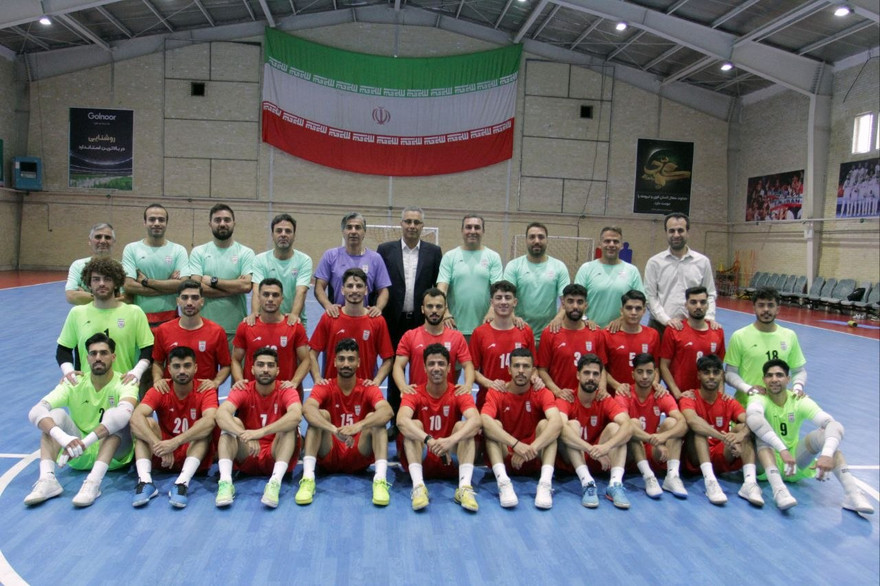گزارش تصویری/  تمرین تیم ملی فوتسال در کمپ تیم های ملی