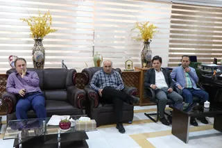 بازدید بازرس کل امور ورزش سازمان بازرسی و رییس فدراسیون فوتبال از مجموعه ورزشی آزادی