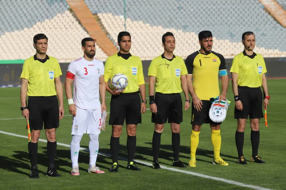 پایان نیمه نخست دیدار ایران و سوریه