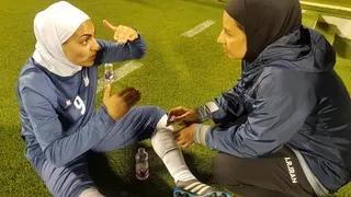 تمرین تیم ملی فوتبال بانوان