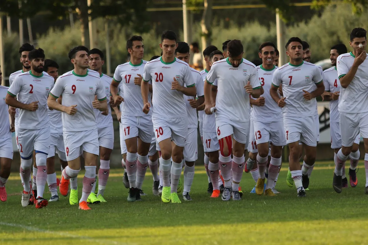 نخستين تمرين گروه دوم بازيكنان اميد
