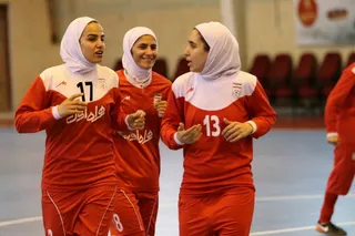 تمرین تیم ملی فوتسال بانوان