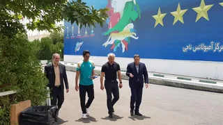 گزارش تصویری بازدید بازیکن سابق تیم ملی فوتبال از مرکز ملی فوتبال