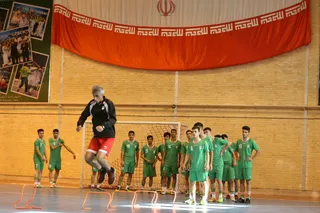 تمرین فوتسال