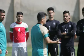 اردوی فوتبال جوانان در کمپ صفائیه اصفهان