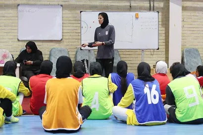 برگزاری تمرین تیم ملی فوتسال جوانان بانوان
