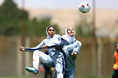 دیدار تیم ملی فوتبال بانوان و منتخب بانوان اصفهان