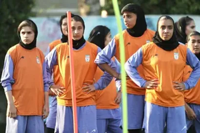 برگزاری تمرین تیم ملی فوتبال دختران نوجوان