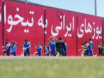 تمرین پرنشاط ملی‌پوشان با حضور هواداران ایرانی در تیخوانا/ آخرین جلسه تمرینی در مکزیک پیش از دیدار با بلژیک