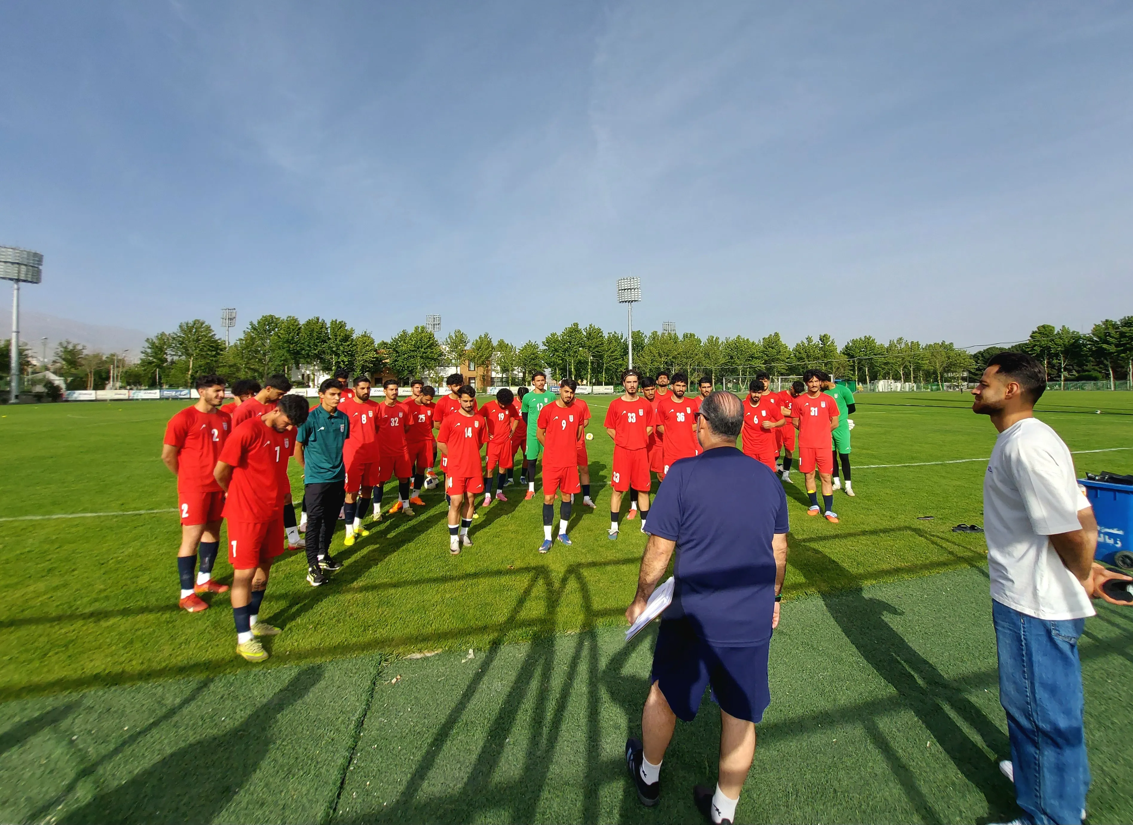 تمرین تیم ملی امید در حضور مدافع باتجربه پرسپولیس