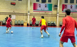 تمرین فوتسال
