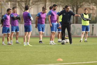 گزارش تصویری مربیگری B فوتبال 