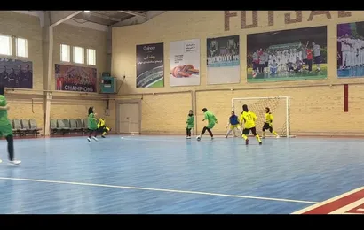 دیدار دوستانه تیم ملی فوتسال جوانان و صالحین