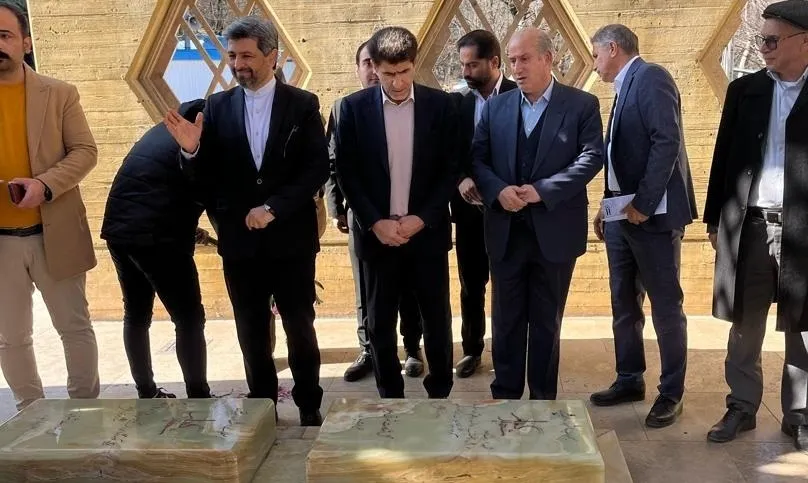 حضور رئیس فدراسیون در مزار شهدای گمنام گلستان