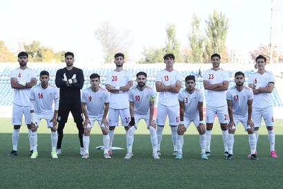پایان نیمه نخست دیدار ایران و نپال