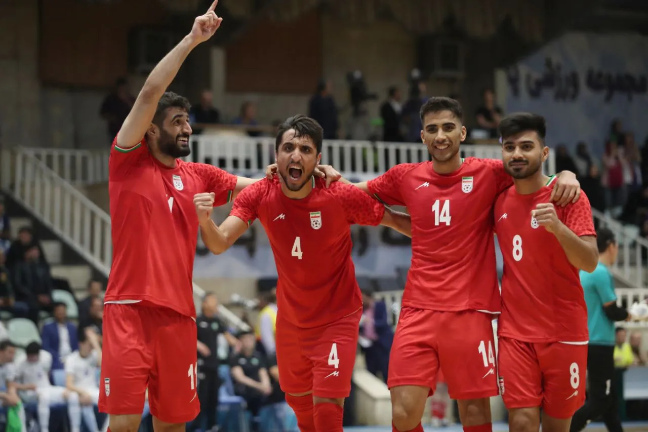 آتش بازی تیم ملی فوتسال ایران در دومین دیدار دوستانه مقابل ازبکستان