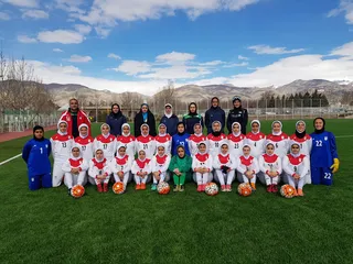 گزارش تصویری تمرین دختران نوجوان