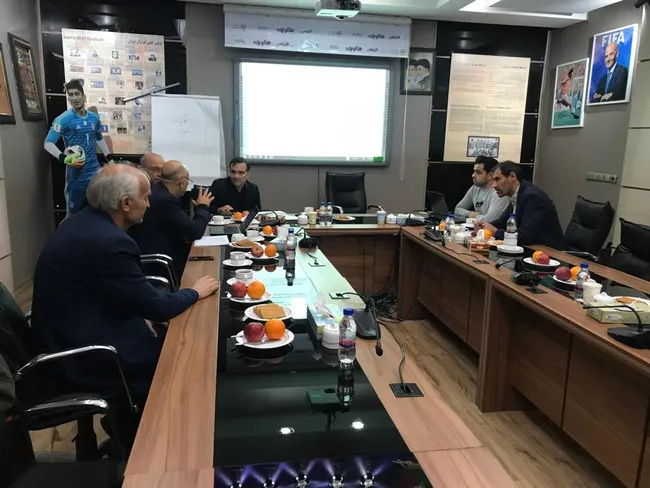 حضور مدرس کنفدراسیون فوتبال آسیا در کلاس مربیگری A