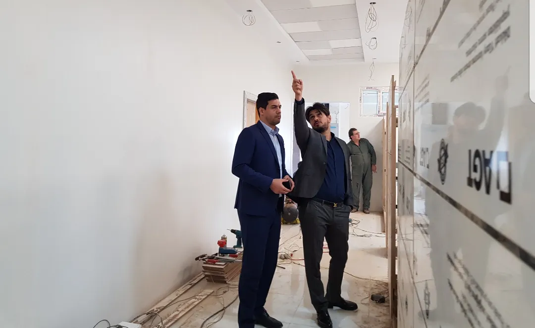 بازدید سرپرست دبیرکلی از پروژه احداث ساختمان فوتسال
